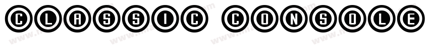Classic Console Regular字体转换